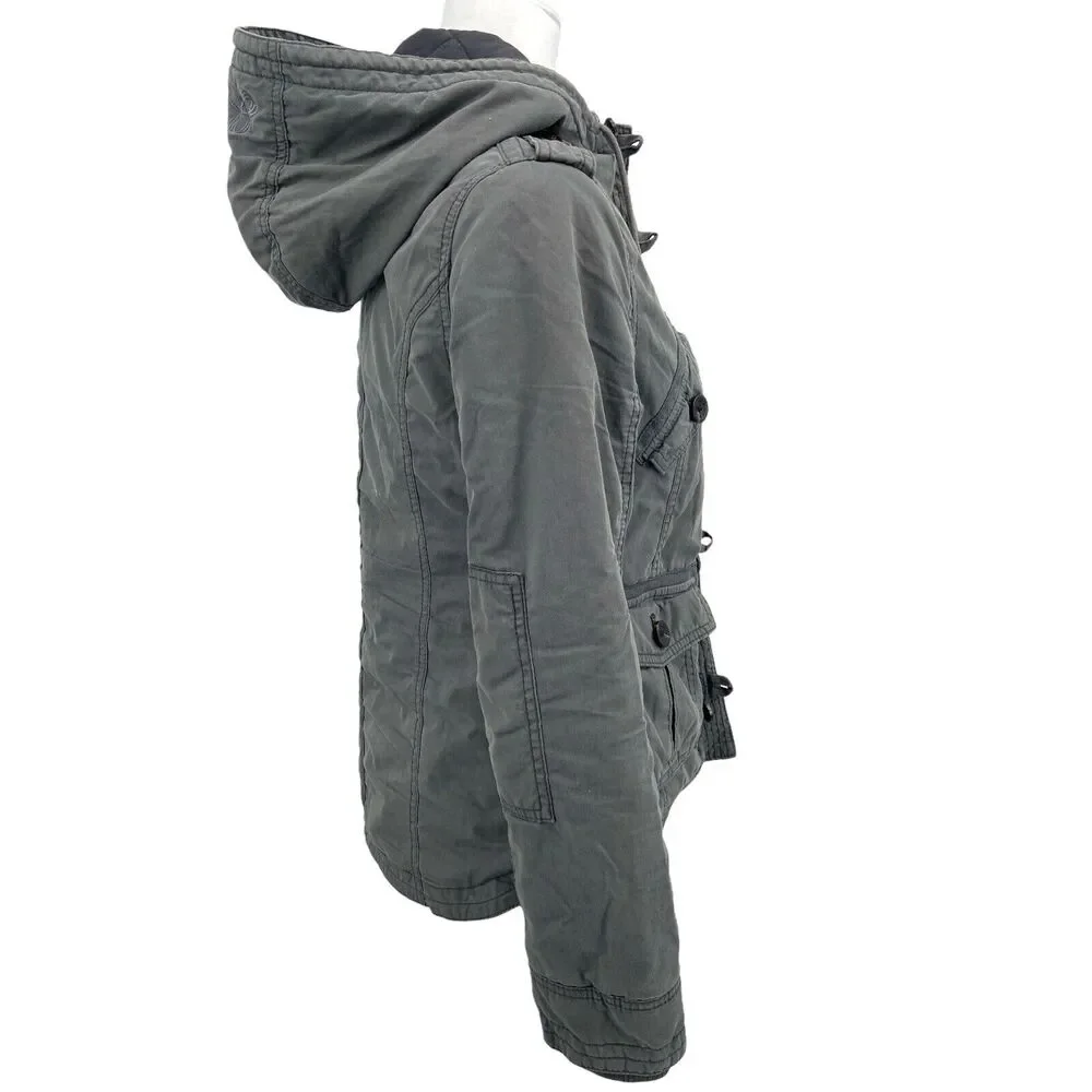 TNA Platoon Women’s Military Style‎ Green Jacket Sz Small